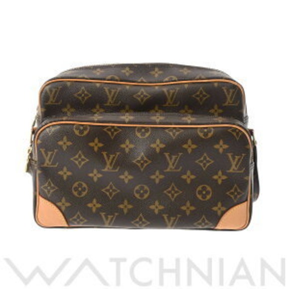 Louis Vuitton Monogram Nile Brown Canvas Shoulder Bag - Picture 1 of 9